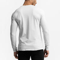 Camisetas Casuales de Moda para Hombres en Otoño Cuello Redondo, Manga Larga, Compressión Deportiva y Fitness - details 8