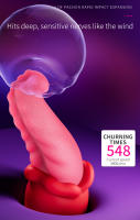 Vibradores de empuje de lengua 4 en 1 Consolador Rose Sex Toys con 10 lamiendo el clítoris y 10 modos de vibración, estimulador de clítoris del punto G, herramientas de placer para juegos de parejas femeninas - details 5