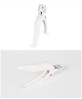 Tijeras de Uñas Ajustables de Acrílico KADS con Corte de Punta de Uña Artificial Cortador de Manicura de Acero Inoxidable Blanco - details 6