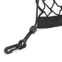 Bolsa Organizadora de Maletero de Coche en Nylon Negro con 4 Gancho Red de Malla para Almacenamiento de Equipaje - details 4