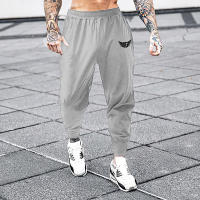 Simple and Trendy Men's Spring and Autumn New Trendy Brand Thin Section Sports Fitness Elastic Waist Casual Trousers - details 10