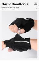 WEST BIKING-guantes de ciclismo para hombre y mujer, de medio dedo, con absorción de impacto, equipo deportivo para bicicleta de carretera - details 4