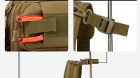 Bolsa táctica de pesca para el pecho con soportes para caña, para caza, escalada, Camping, caja Molle grande, almacenamiento, señuelo, riñonera deportiva - details 4