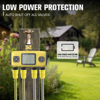 Temporizador de riego automático de 4 zonas, sistema de riego de flores de jardín, controlador de tiempo, temporizador de agua Digital programable para invernadero - details 7
