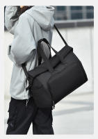 Bolso de hombro tipo bandolera para gimnasio, compartimento para zapatos, bolso de viaje grande para entrenamiento deportivo, paquete de viaje de equipaje con separación en seco y húmedo - details 3