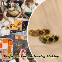 Encantos de Corazón UniCrena Colgante de Zirconia Plateado de Oro 18K Hazlo Tú Same DIY Joyería - details 4