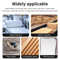 Medidor de humedad de papel con pantalla LCD, Detector de humedad de papel de madera con precisión del 0.5%, probador de contenido de humedad del 2-40%, higrometro Digital - details 1
