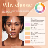 Corrector de Maquillaje Nude Crema Líquida para Control de Aceite y Iluminación de la Piel - details 2