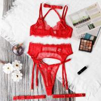 Conjunto de Lencería Sexy para Mujer Encaje Transparente con Escote en U - details 31