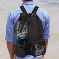 Mochila de Natación de Malla Unisex Paquete de Gimnasio Secado y Humedad para Playa - details 10