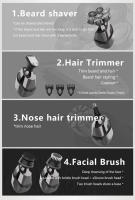 5 IN 1 Electric Shaver For Men Bald Head Hair Clipper Nose Trimmer 7 Floating Blade Head Shaving Rechargeable Beard Knife Razor - details 7