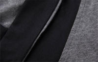 CASUMANL EU SIZE Summer Mens T-Shirts Fashion 2023 Slim Short Sleeve Patchwork V Neck Cotton Black T Shirt Men Button Tops - details 10