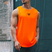 Summer Men Casual Fashion Sleeveless Elastic Tank Top Gym Bodybuilding Fitness Quick Dry Breathable Training Basketball T-shirt - details 7