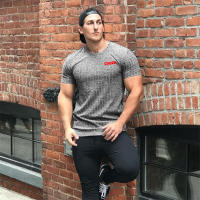 Casual Fashion Slim Fit Print T-shirt Men Sports Short Sleeve Knitted Shirt Summer Gym Fitness Bodybuilding Workout Tops Clothes - details 8