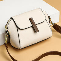 Bolso pequeño de diseñador de lujo para mujer, bandolera de hombro a la moda, de piel sintética, Color sólido - details 3