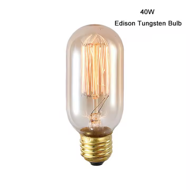 Bombilla incandescente regulable de 220V, 4W, 40W, T45, E27, bombilla de filamento LED de ardilla, tipo bayoneta, Bombilla Edison Vintage, lámpara Retro - 1