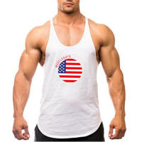Brand bodybuilding fitness clothing gym stringer tank top men musculation vest men undershirt solid Muscle tank blank Tops - details 6