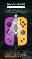 Joy Pad para Nintendo Switch/Led Lite Joystick inalámbrico RGB Gamepad controlador agarre compatible con función de despertador y Turbo 6 ejes - details 5