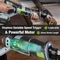 Sierra Eléctrica WORKPRO para Madera y Metal Reciprocante con Cuchillas de Sierra Eléctrica para DIY Fuente de Alimentación de Cable Eléctrico - details 4