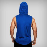 Top de Tanque de Algodón para Hombres en Verano Impresión de Dulcecorazón con Capucha - details 15