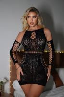 Lencería erótica Mujer Sexy Lure Ropa porno para mujer Vestido negro Traje de estrella porno 丨 sexo Ropa de noche para adultos Mujer joven 18 - details 2