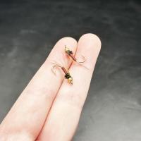5/10 Uds Señuelos de pesca con mosca cebo para insectos artificiales cabeza de latón Príncipe Ninfa agua dulce trucha salmón Lucio lubina mosca húmeda biónica señuelo con caja - details 5