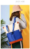 Mochila impermeable para ordenador portátil, de gran capacidad bolso de hombro, bolso de viaje portátil para mujer, Color de contraste - details 15