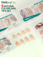 Nailpop Sweet Dream Kit de uñas postizas de 5 colores, 140/150 Uds., formas cuadradas de ataúd de almendra, puntas de uñas postizas duraderas de 14/15 tamaños - details 0