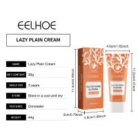 Lazy Plain Cream-base blanqueadora para iluminar la cara, maquillaje Natural desnudo, resistente al agua, cobertura completa, cosméticos para cicatrices de acné - details 1