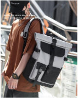 Mochila de Viaje Unisex Moda Sencilla Lineda de Poliéster Exterior de Nylon - details 18