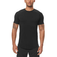 Camiseta Deportiva de Fitness para Hombres Ajuste Cerrado, Manga Corta, Secado Rápido, Frescura, Poliéster - details 2