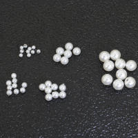 Bolas de repuesto de perlas de imitación para joyería corporal, accesorio de repuesto para piercing, barra de barra, labret, 14g, 16g, 3-6mm, 10 piezas - details 2