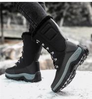 Snow Boots Women Flat Boots For Women Lace-Up Shoes Woman Fashion Platform Ankle Boots Fur Chunky Botas Mujer Winter Shoes Women - details 5