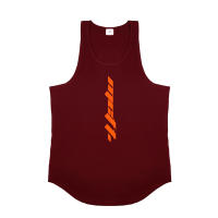 Camiseta Deportiva de Algodón sin Mangas para Hombres Cuello Redondo Estampado - details 16