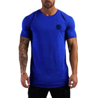 Camiseta Deportiva de Algodón para Hombres Manga Suelta, Impresión Fresca de Verano, Moda Fitness - details 4