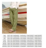 Men's Linen Casual Multi-Pocket Trousers - details 0