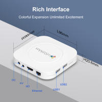 H96max M1 Plus ATV Android 14 8K HDR Dispositivo de TV inteligente RK3528 Quad Core 4GB 128GB Dual Wifi BT5.4 Set Top Box Reproductor multimedia Estéreo envolvente Youtube - details 11