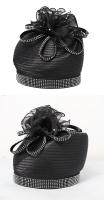 Elegante Sombrero de Fedora de Poliéster para Mujeres Ideal para Fiestas de Cóctel de Lujo, Bodas, Fascinadores de Iglesia Secado en Hasta - details 3