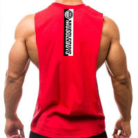 Gym Bodybuilding Workout Tank Top Male Cotton Breathable Sleeveless Slim Shirt Men Fitness Vest Summer Casual Fashion Tanktop - details 13