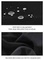 Coolazy-Funda de LICRA para Asiento de Comedor, Fundas Elásticas impermeables para Sillas de boda, 1 pieza - details 2
