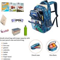 Conjunto de 3 mochilas escolares con dibujos de dinosaurios para niños y adolescentes, lonchera con estuche para lápices, Set de 3 unidades - details 7
