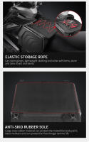 MOTOCENTRIC Bolsa Trasera de Moto Gran Capacidad, Impermeable, Ligera, Reflejante, Antideslizante, Resistente al Desgaste Bolsa de Viaje para Motocross - details 21