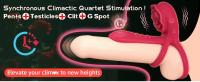 Anillo vibrador para pene Rose con 10 vibraciones, estimulador de clítoris y punto G, juguete sexual para parejas adultas, para hombres. - details 1