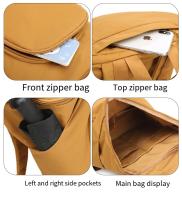 Mochila Ligera de Estilo Coreano Unisex para Viajes al Aire Libre Material de Poliéster para la Forro Nylon para Exteriores - details 9