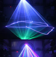 Proyector de escaneo láser de animación RGB a todo Color, 500MW, controlador DMX512, iluminación de escenario para discoteca, Bar, fiesta, DJ, boda, KTV - details 6