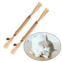 5 uds palo de burlas para gatos palo poligonum de madera hierba lafita palo Molar hierba gatera Limpieza de dientes de gato bastón de palo Silvervin - details 0