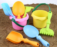 Set de Juguetes de Playa de Goma Suave Set de Herramientas de Juego de Arena de 4 Piezas para Niños - details 0