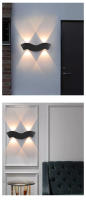 Luz led de pared exterior impermeable ip65, luz decorativa para jardín, balcón, dormitorio minimalista moderno, sala de estar, luz de pared interior - details 0