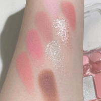 Paleta de Sombras de Ojos en Forma de Corazón 8 Colores de Brillo Perlado - details 2