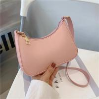 Bolso de hombro de cuero PU de Color sólido Retro para mujer, bolsos de moda, monederos casuales, bolsos de mano para mujer - details 16